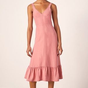 Rebecca Taylor NWT Linen Slip Dress size 0 xs